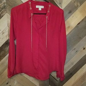 Red Michael Kors Shirt